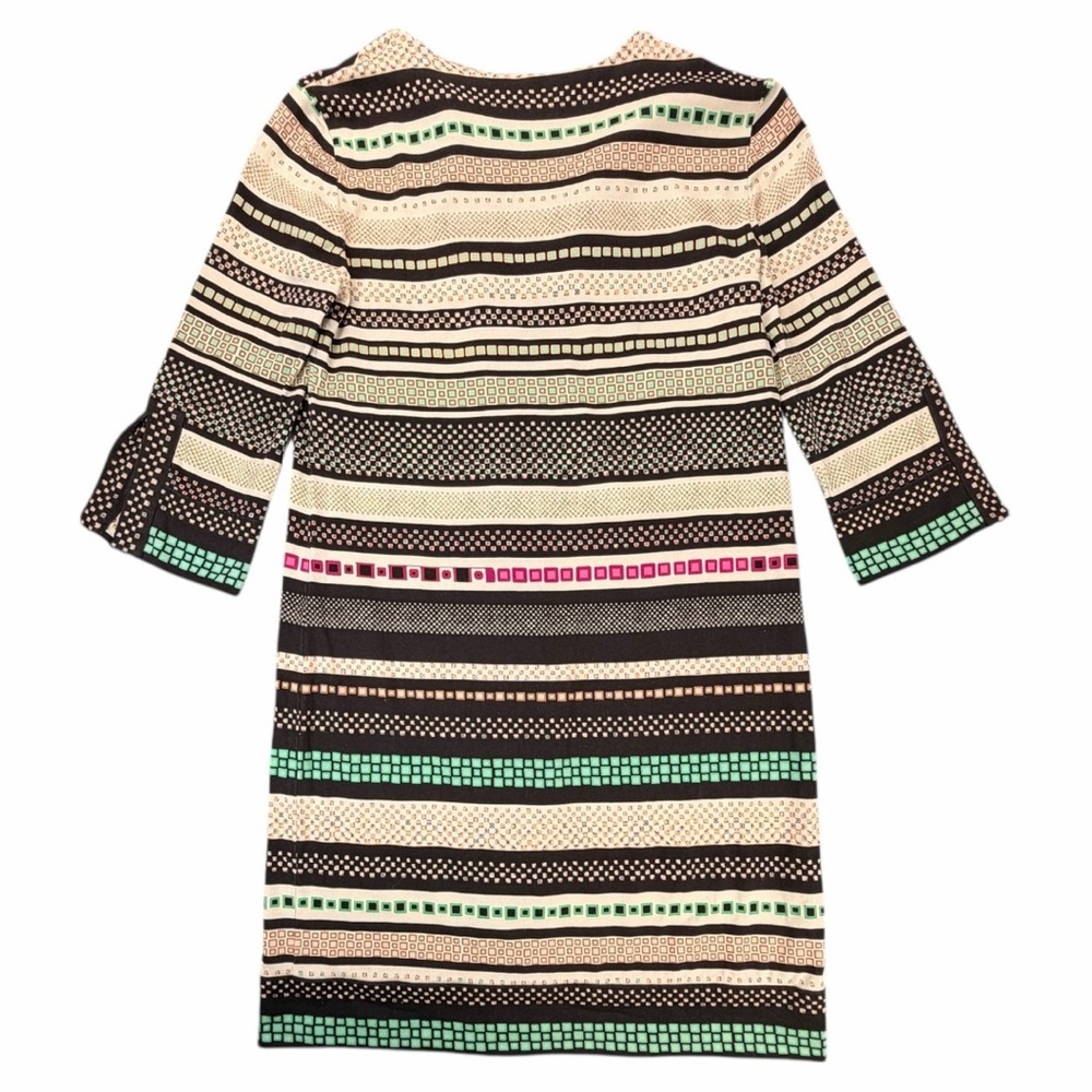 Diane von Furstenberg Women's ‘Rose’ Print Silk Shift Dress In Size 2 - Picture 8 of 13